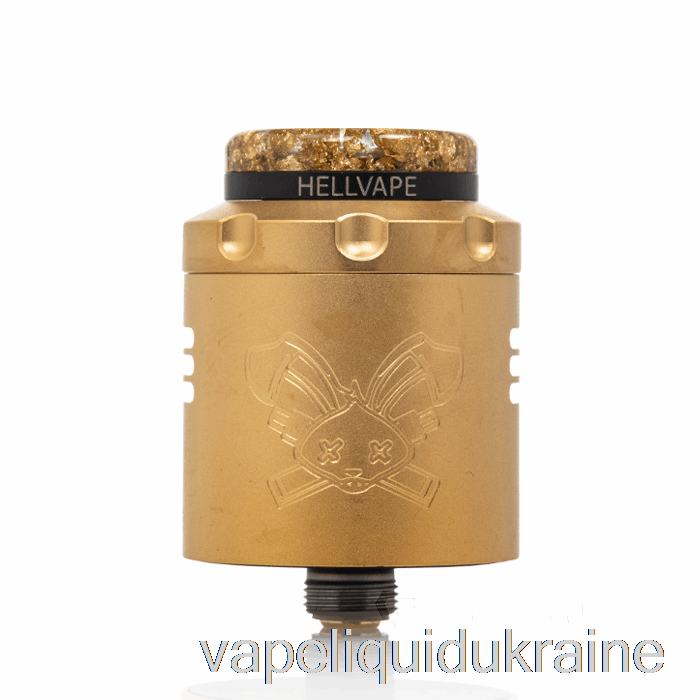 Vape Ukraine Hellvape DEAD RABBIT V3 24mm RDA [6th ANNI] Gold Black